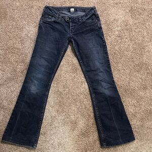 Silver Jeans Dark Blue Flare Women's Jeans
